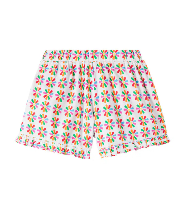  Fabula Fã¡bula Catavento Printed Cotton Shorts 