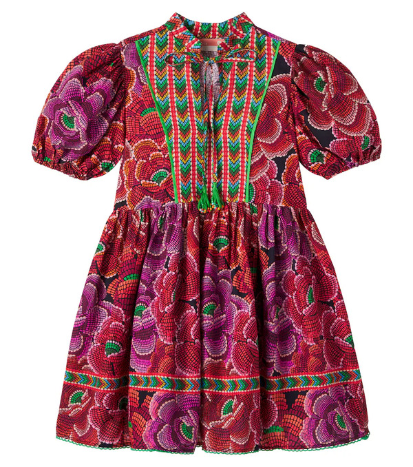  Fabula Fã¡bula Floral Cotton Dress 