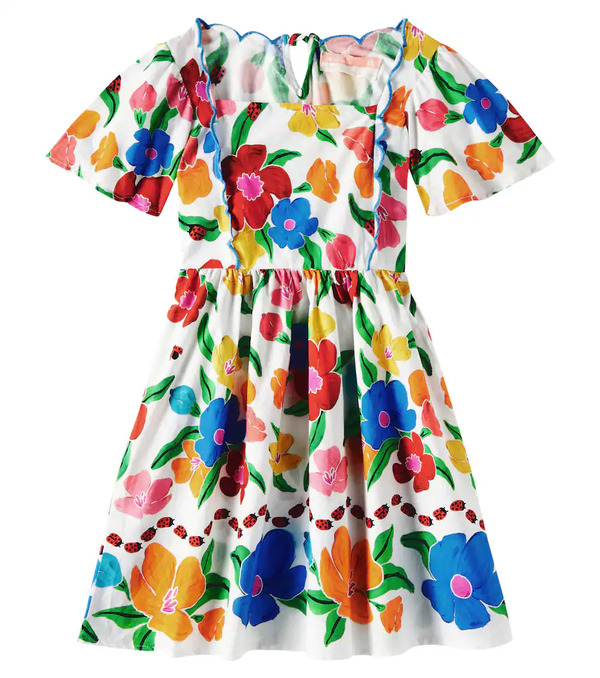  Fabula Fã¡bula Joana Embroidered Cotton Dress 