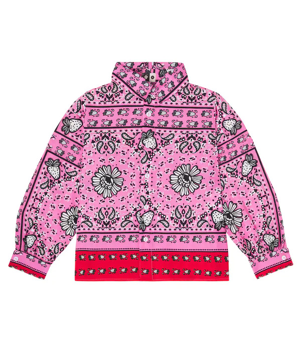  Fabula Fã¡bula Morango Bandana Cotton Shirt 