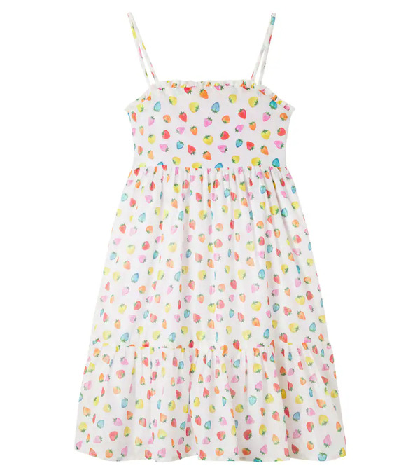  Fabula Fã¡bula Morango Doce Cotton-blend Dress 