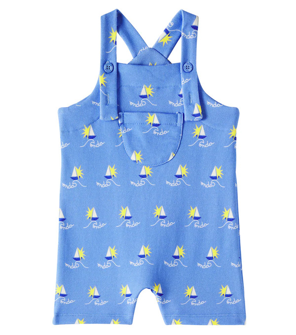  Fabula Fã¡bula Printed Cotton-blend Romper 