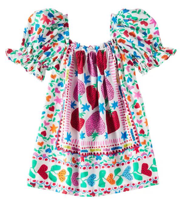  Fabula Fã¡bula Printed Cotton Dress 