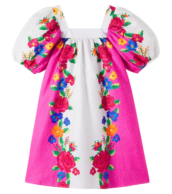  Fabula Fã¡bula Printed Cotton Dress 
