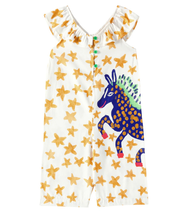  Fabula Fã¡bula Printed Ruffled Jumpsuit 