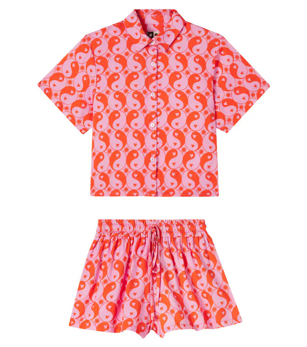  Fabula Fã¡bula Printed Shirt And Shorts Set 