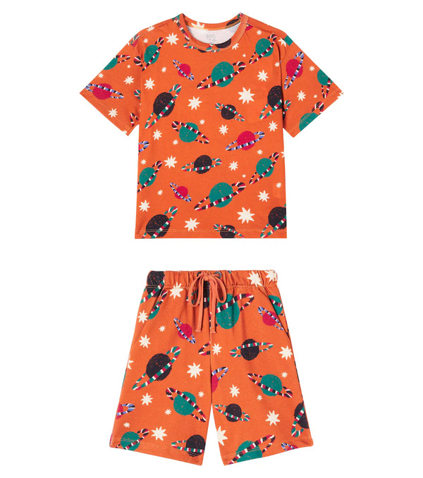  Fabula Fã¡bula Printed T-shirt And Shorts Set 