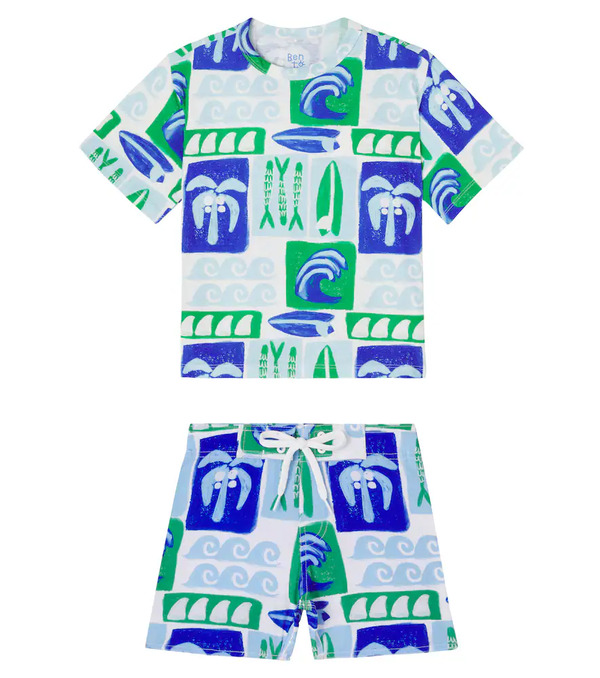  Fabula Fã¡bula Printed T-shirt And Shorts Set 