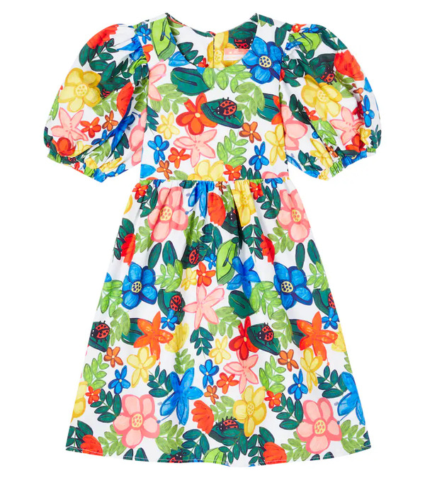  Fabula Fã¡bula Ramo De Flor Cotton Dress 