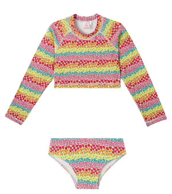  Fabula Fã¡bula Rashguard Top And Bikini Bottoms Set 
