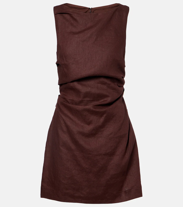  Faithfull Faithfull Aloisa Linen Minidress 