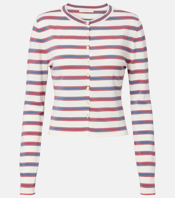  Faithfull Faithfull Cinta Striped Cotton-blend Cardigan 