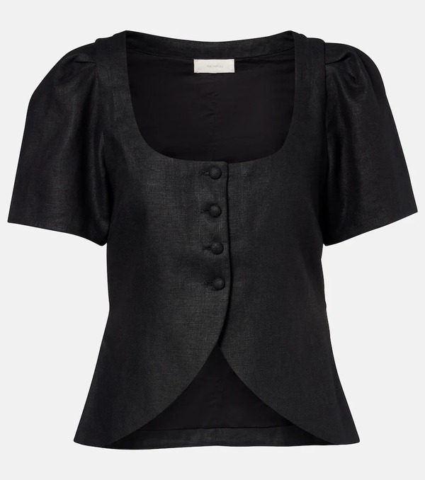  Faithfull Faithfull Emma Linen Top 