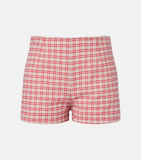 Faithfull Faithfull Lila Checked Cotton Shorts 