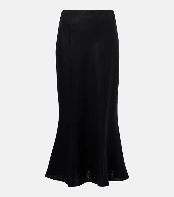  Faithfull Faithfull Linen Midi Skirt 