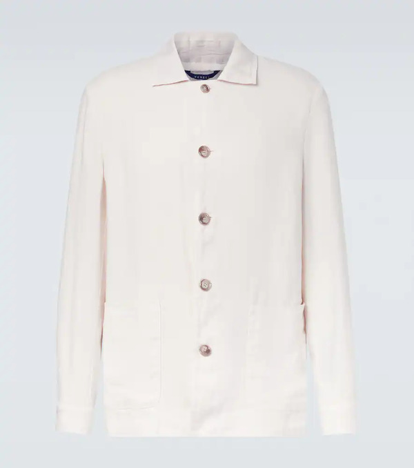  Fedeli Fedeli Oxford Linen Jacket 