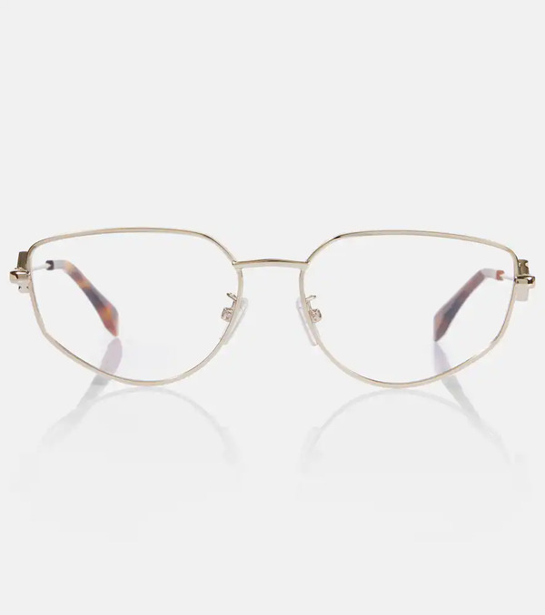  Fendi Fendi Ff Diamonds Cat-eye Glasses 