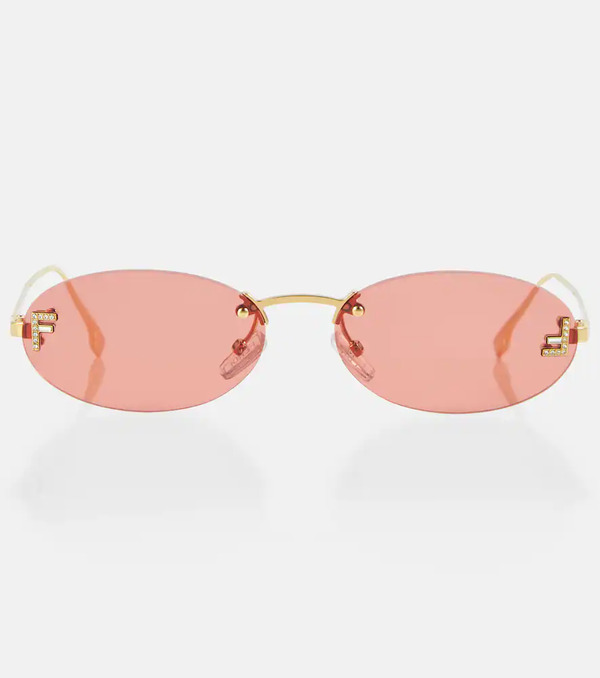  Fendi Fendi Fendi First Oval Sunglasses 