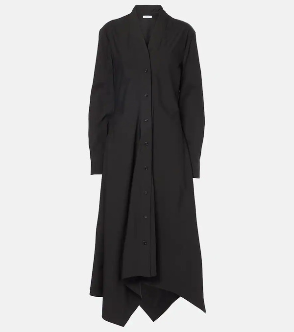 Ferragamo Ferragamo Cotton-blend Jersey Midi Dress 