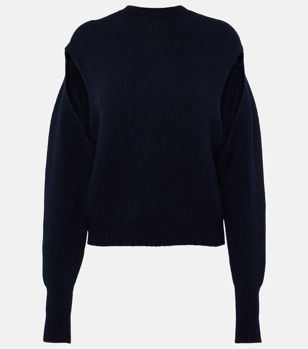  Ferragamo Ferragamo Cutout Cashmere-blend Sweater 