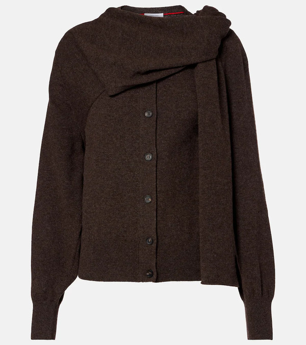  Ferragamo Ferragamo Draped Cashmere Cardigan 