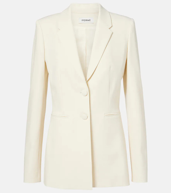  Fforme Fforme Bennet Wool-blend Crãªpe Blazer 