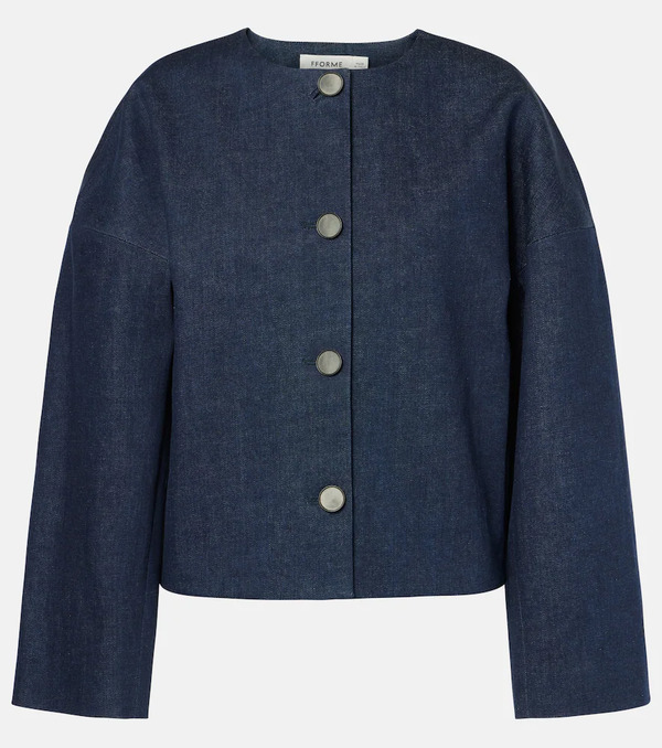  Fforme Fforme Dev Cropped Denim Jacket 