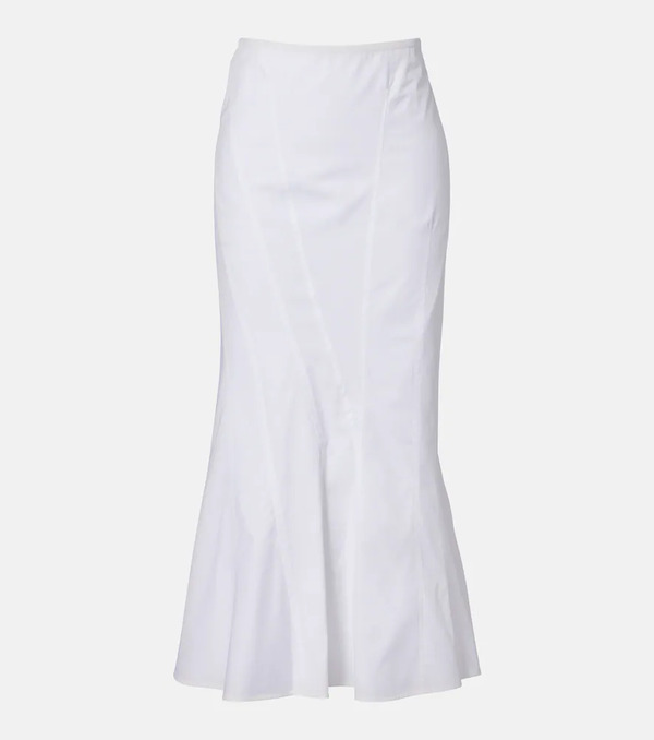  Fforme Fforme Ora Cotton Poplin Midi Skirt 