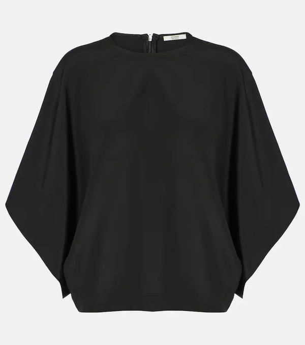  Fforme Fforme Tenley Draped Silk Top 
