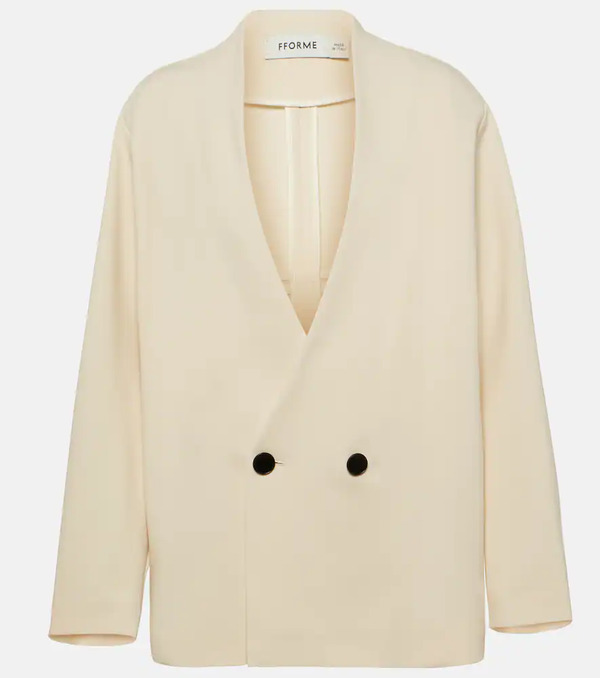  Fforme Fforme Velma Oversized Wool-blend Blazer 