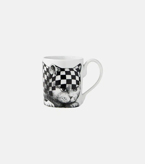  Fornasetti Fornasetti High Fidelity Porcelain Mug 