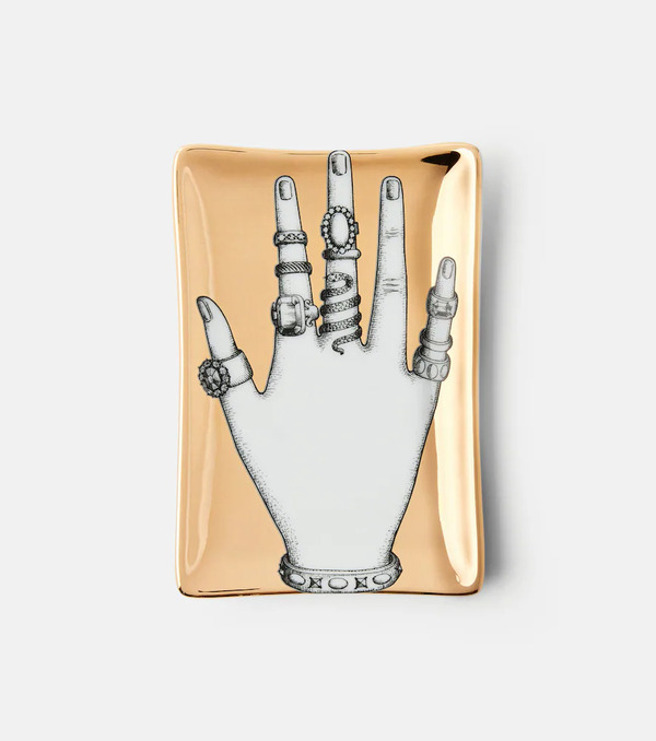  Fornasetti Fornasetti Mano Con Anelli Porcelain Ashtray 
