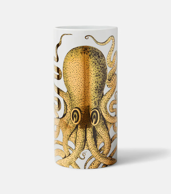  Fornasetti Fornasetti Polipo Medium Porcelain Vase 