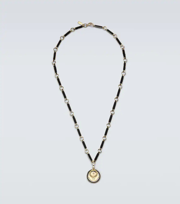  Foundrae Foundrae Ever Growing & Vivacity 18kt Gold Necklace With Onyx 