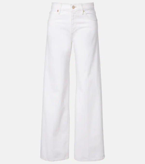  Frame Frame Bubble Mid-rise Wide-leg Jeans 