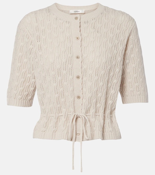  Frame Frame Clover Wool And Cashmere Cardigan 