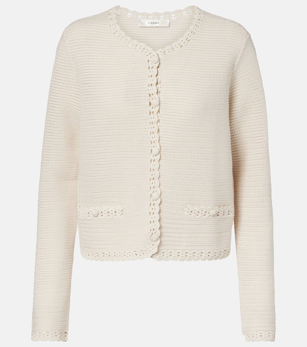  Frame Frame Crochet-trimmed Wool-blend Jacket 