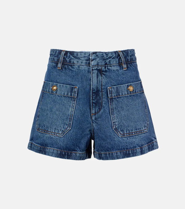  Frame Frame Cruise High-rise Denim Shorts 
