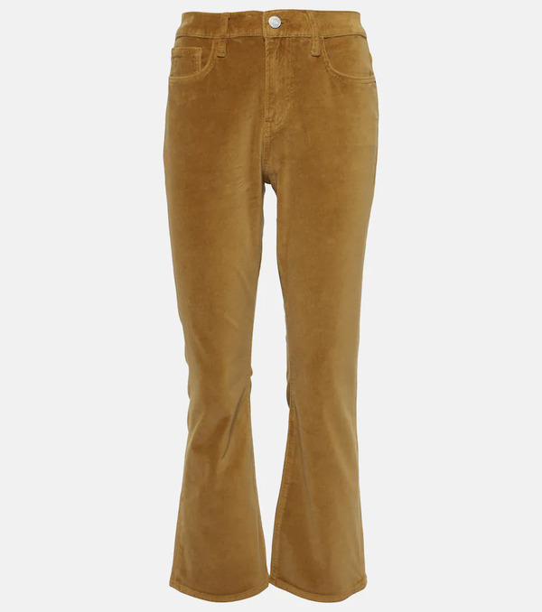  Frame Frame Le Crop Mini Boot Velveteen Bootcut Jeans 