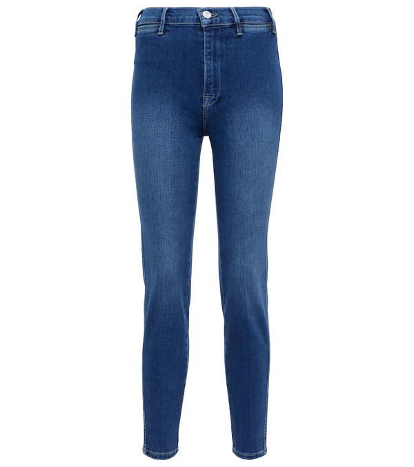  Frame Frame Le Sylvie Crop High-rise Slim Jeans 