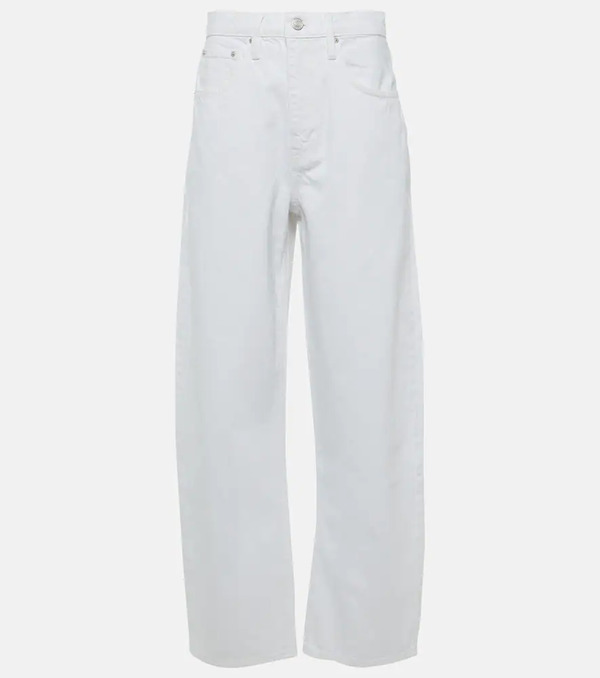  Frame Frame Long Barrel High-rise Barrel-leg Jeans 