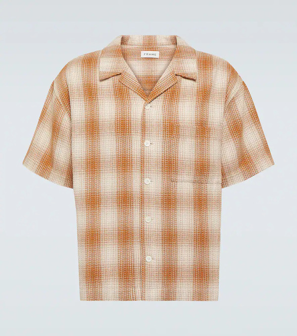  Frame Frame Plaid Cotton Shirt 