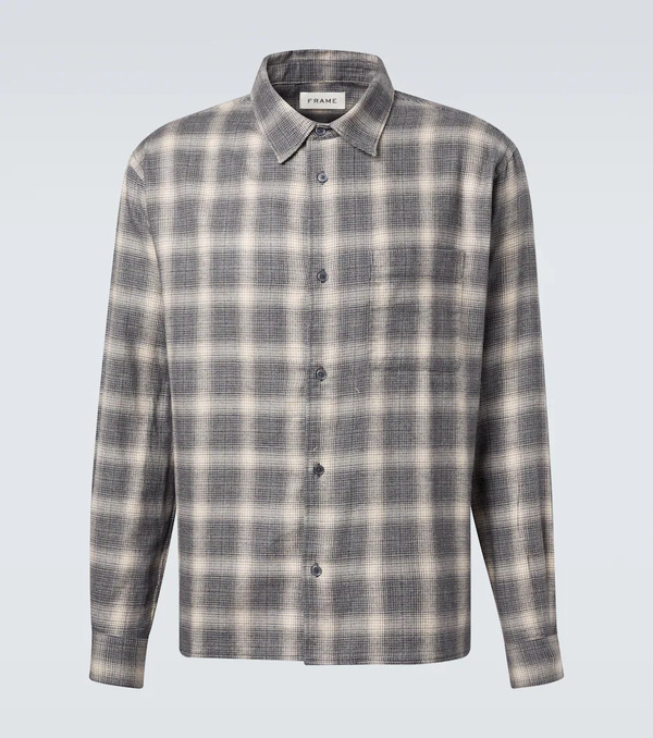  Frame Frame Plaid Cotton Shirt 