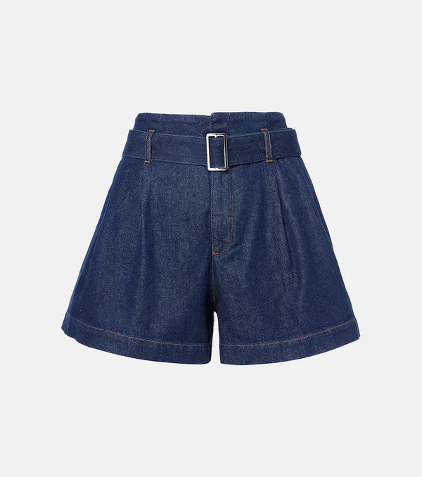  Frame Frame The Paper Bag Belted Denim Shorts 