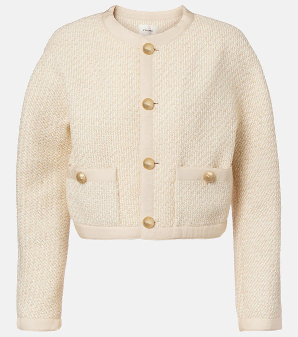  Frame Frame Trim Cropped Jacket 