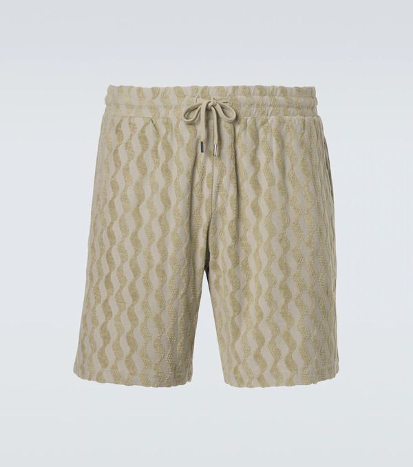 Frescobol Carioca Frescobol Carioca Augusto Jacquard Terry Bermuda Shorts 