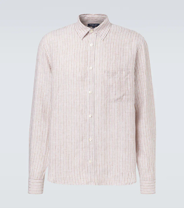  Frescobol Carioca Frescobol Carioca Telles Striped Linen Shirt 