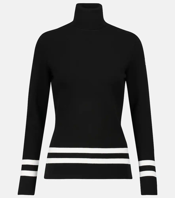  Fusalp Fusalp Striped Turtleneck Knit Sweater 