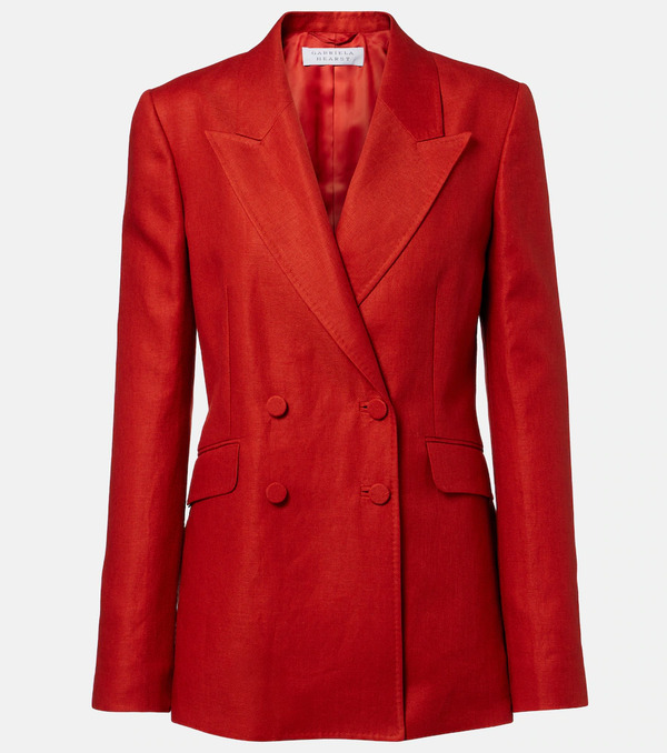  Gabriela Hearst Gabriela Hearst Angela Linen Twill Blazer 