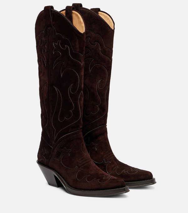 Gabriela Hearst Gabriela Hearst Capitana Leather Cowboy Boots 